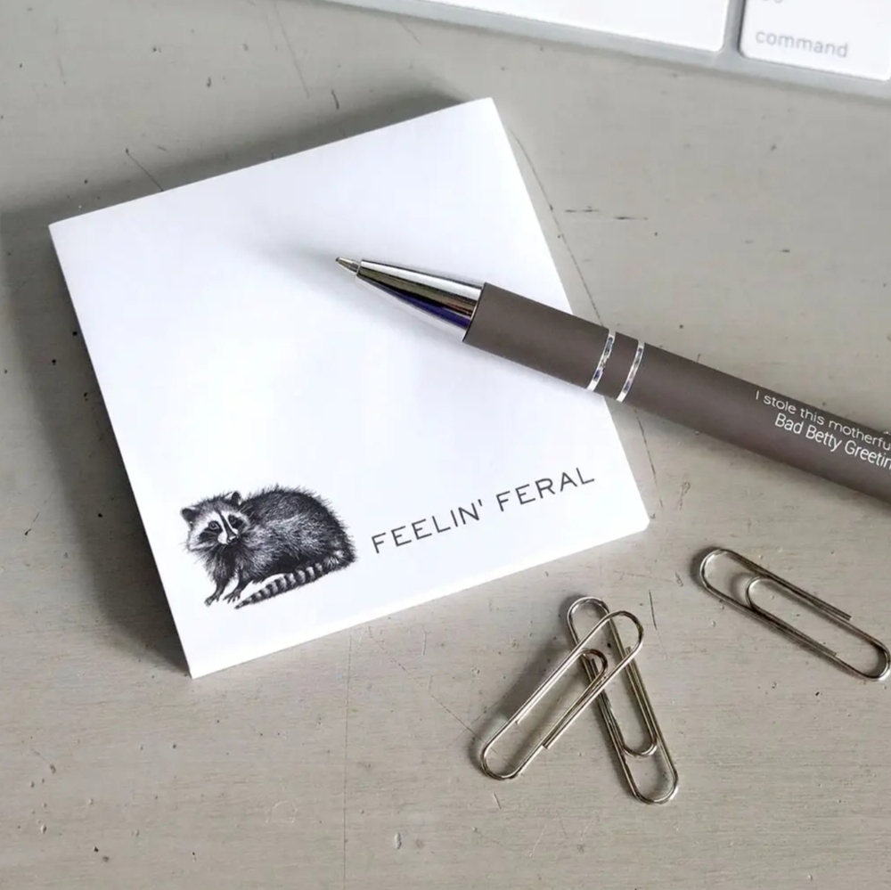 NWT Feelin' Feral Mini Note Pad